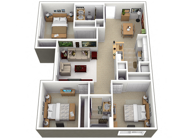 Suite A Floorplan